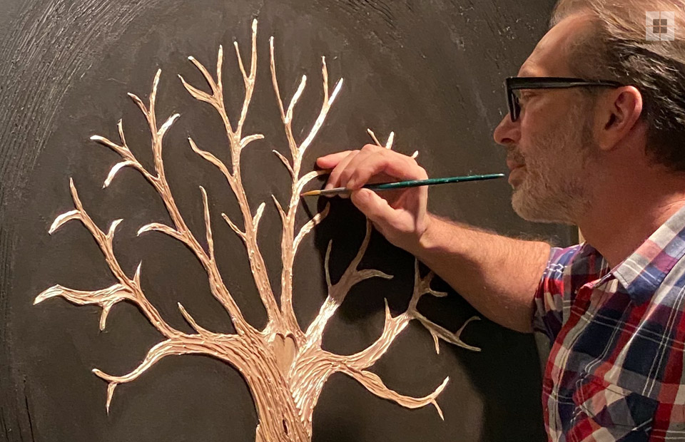 Matteo Perniola bei der Arbeit