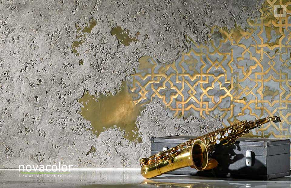 Künstlerische Wandgestaltung